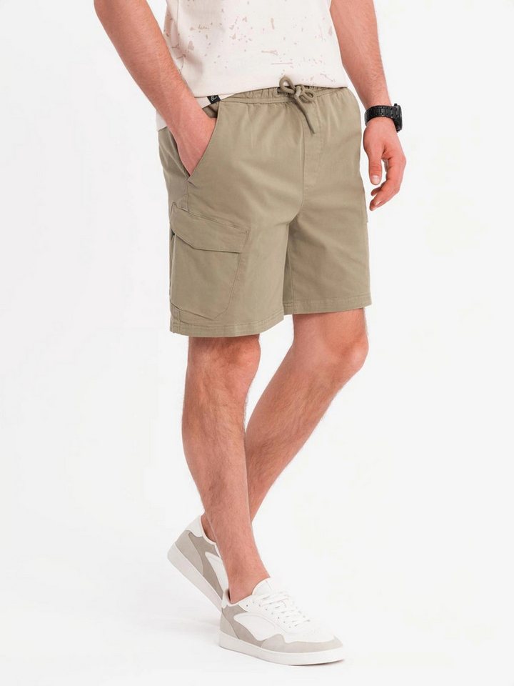OMBRE Cargoshorts Herren-Shorts in lockerer Passform mit Cargotaschen von OMBRE