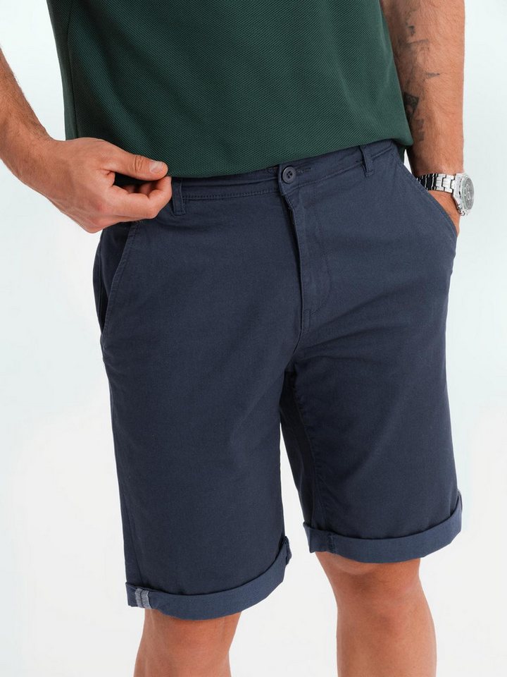 OMBRE Chinoshorts Klassische Herren-Chino-Shorts mit hochgekrempeltem Bein OMBRE Chinoshorts Klassische Herren-Chino-Shorts mit hochgekrempeltem Bein von OMBRE