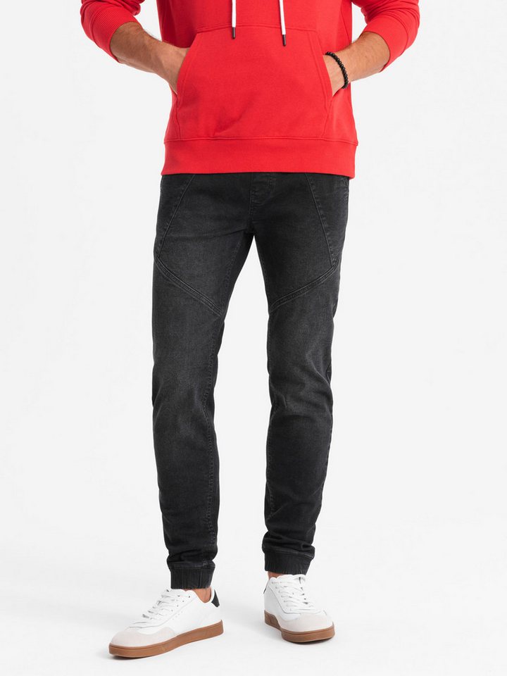 OMBRE Jogger Pants Herren-Jogginghose aus Denim von OMBRE