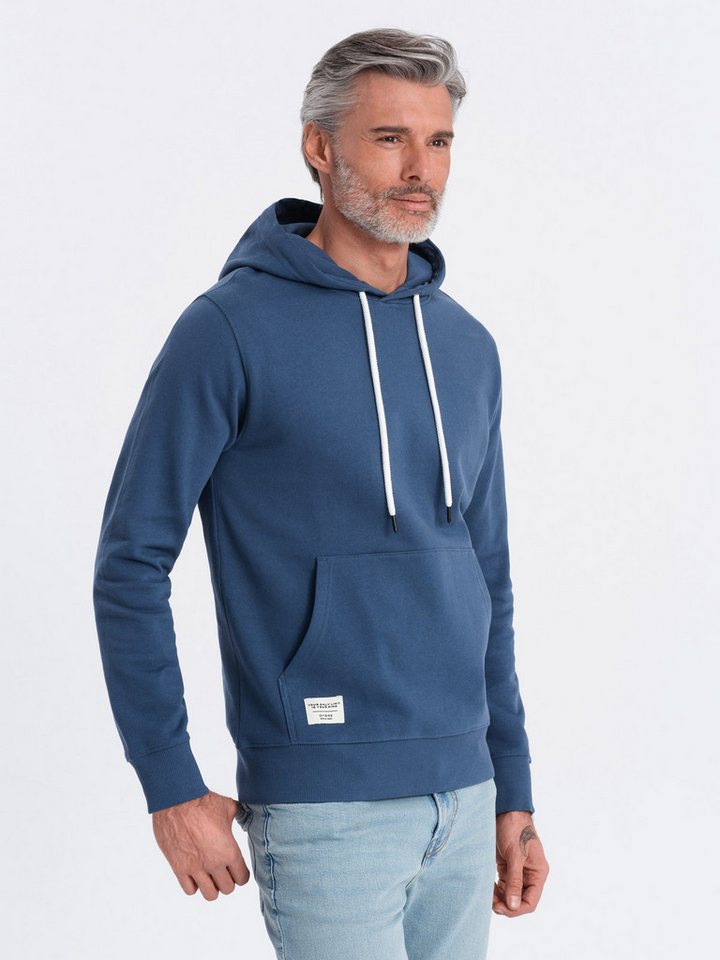 OMBRE Kapuzenpullover Herren Känguru-Sweatshirt mit Kapuze von OMBRE