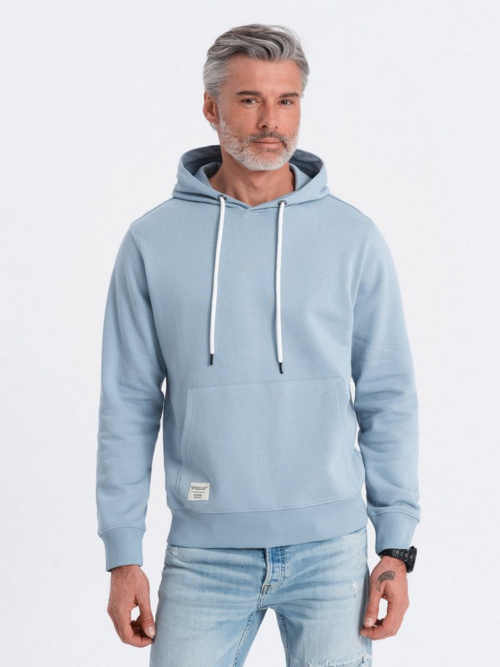 OMBRE Kapuzenpullover Herren Känguru-Sweatshirt mit Kapuze von OMBRE