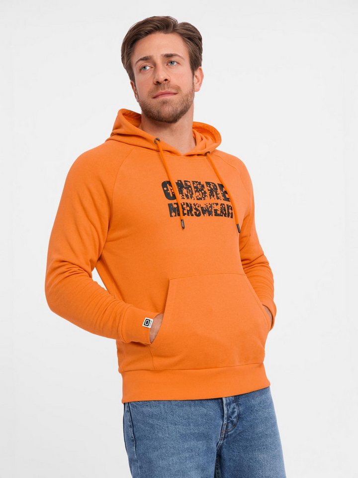 OMBRE Kapuzenshirt Herren-Sweatshirt mit Kapuze und Aufdruck OMBRE Kapuzenshirt Herren-Sweatshirt mit Kapuze und Aufdruck von OMBRE