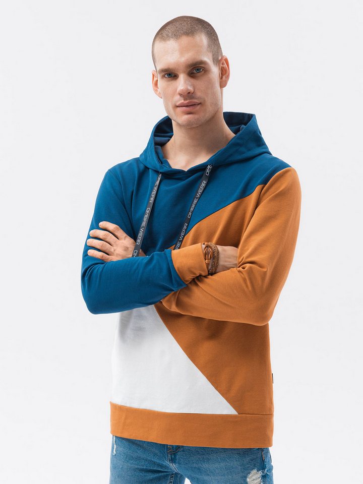 OMBRE Kapuzensweatshirt Klassisches Sweatshirt mit Kapuze für Männer von OMBRE