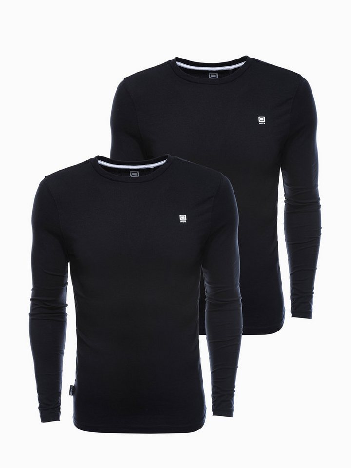 OMBRE Longsleeve Longsleeve- 2er Set für Herren mit Elasthan OMBRE Longsleeve Longsleeve- 2er Set für Herren mit Elasthan von OMBRE