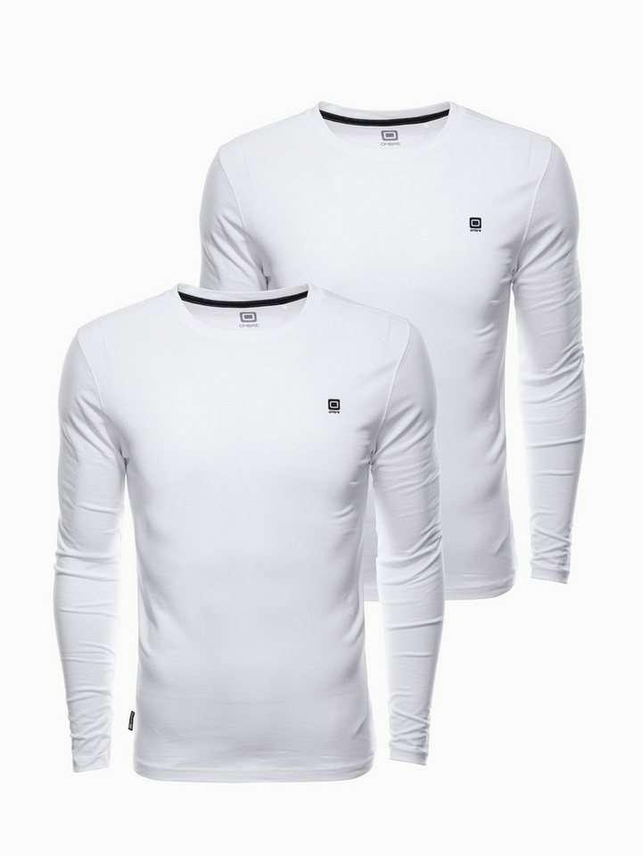 OMBRE Longsleeve Longsleeve- 2er Set für Herren mit Elasthan OMBRE Longsleeve Longsleeve- 2er Set für Herren mit Elasthan von OMBRE