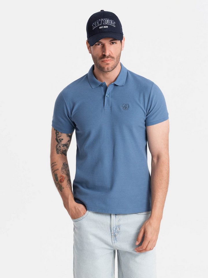 OMBRE Poloshirt Herren-Poloshirt aus Piqué-Strick BASIC OMBRE Poloshirt Herren-Poloshirt aus Piqué-Strick BASIC von OMBRE