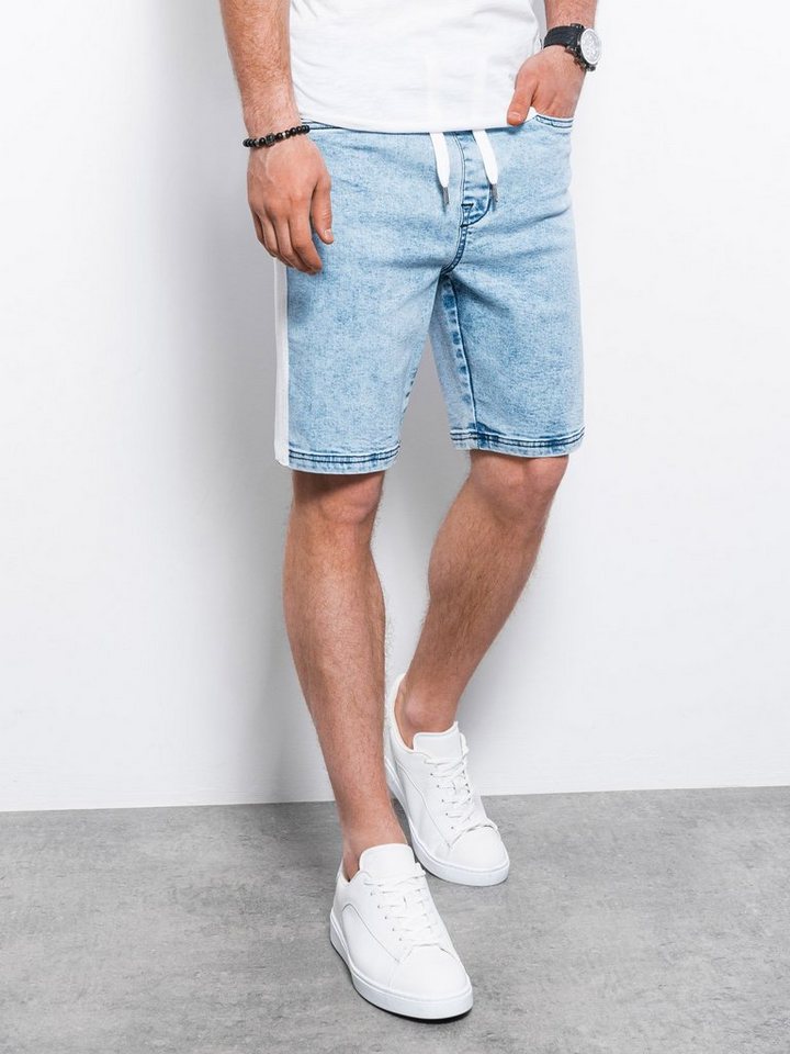 OMBRE Shorts Ombre Denim-Shorts für Männer - leichte Jeans W363 L von OMBRE