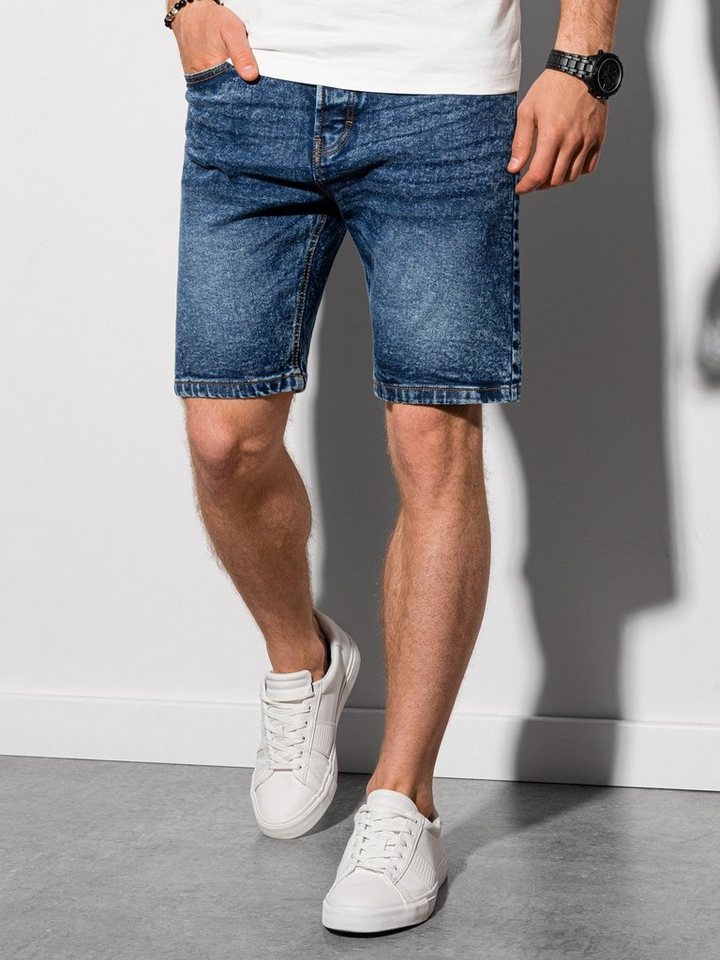OMBRE Shorts Ombre Herren Denim-Shorts - blau W305 M von OMBRE