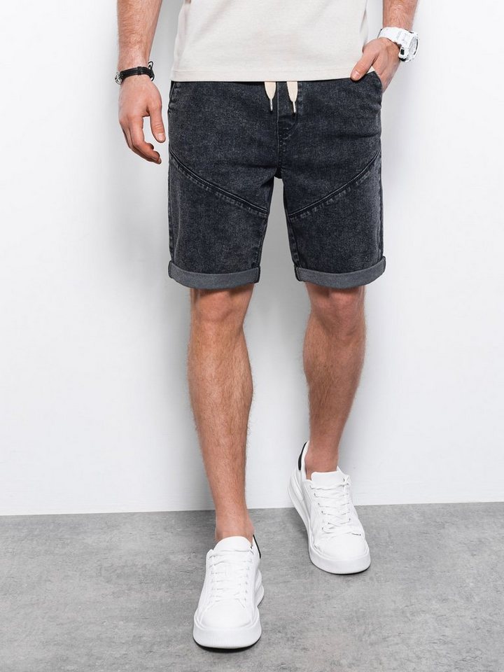 OMBRE Shorts Ombre Herren Denim-Shorts - schwarz W361 L von OMBRE