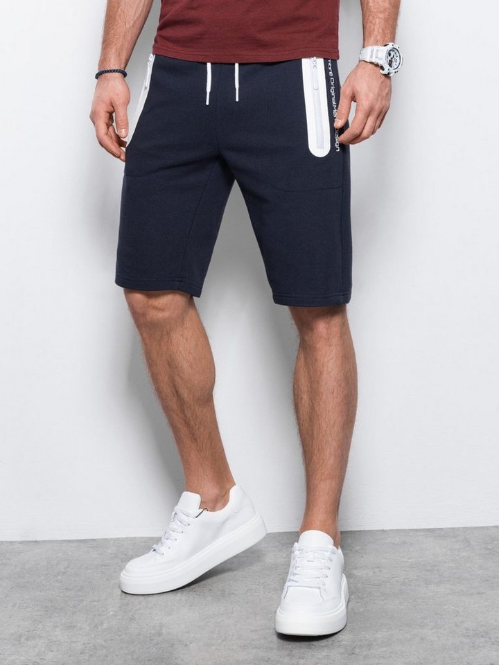 OMBRE Shorts Ombre Herren-Sweatshorts - marineblau V4 W239 M von OMBRE