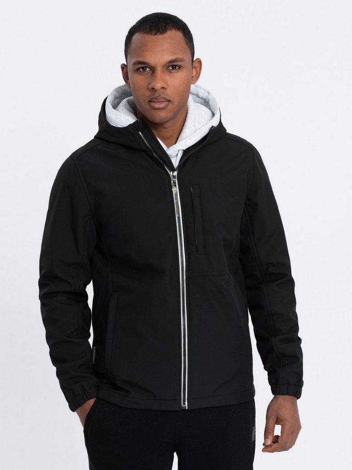 OMBRE Softshelljacke Herrenjacke SOFTSHELL mit Fleece-Futter von OMBRE