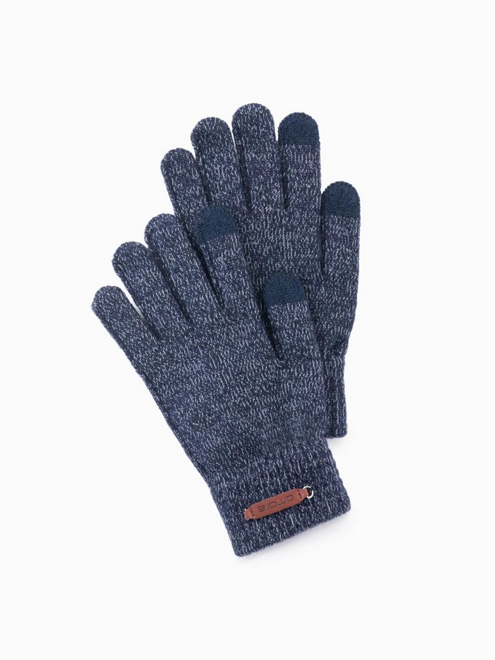 OMBRE Strickhandschuhe Herrenstrickhandschuhe mit Wolle mit Touchscreen -Funktion Handschuhe mit Touch-Funktion von OMBRE