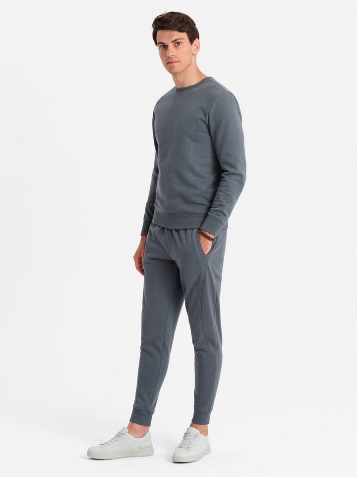OMBRE Sweatanzug BASIC Herren-Sweatshirt-Set BASIC Sweatshirt + Jogginghose von OMBRE