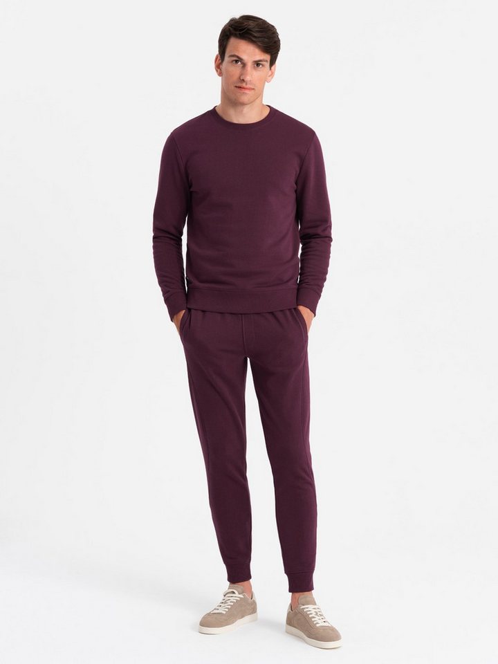 OMBRE Sweatanzug BASIC Herren-Sweatshirt-Set BASIC Sweatshirt + Jogginghose von OMBRE