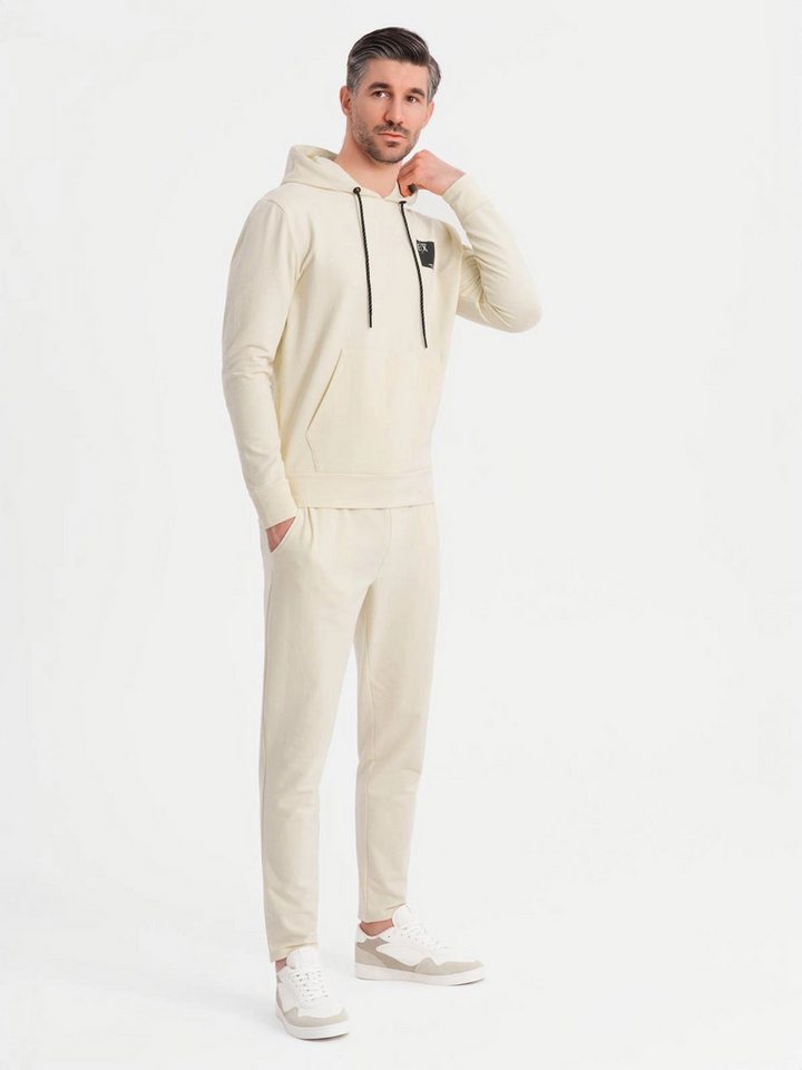 OMBRE Sweatanzug Sweatshirt-Set Kapuzenpulli + Sweathose von OMBRE