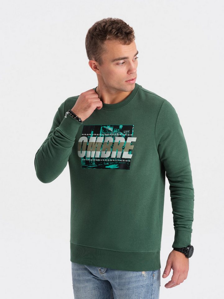 OMBRE Sweater Bedrucktes Sweatshirt für Männer von OMBRE