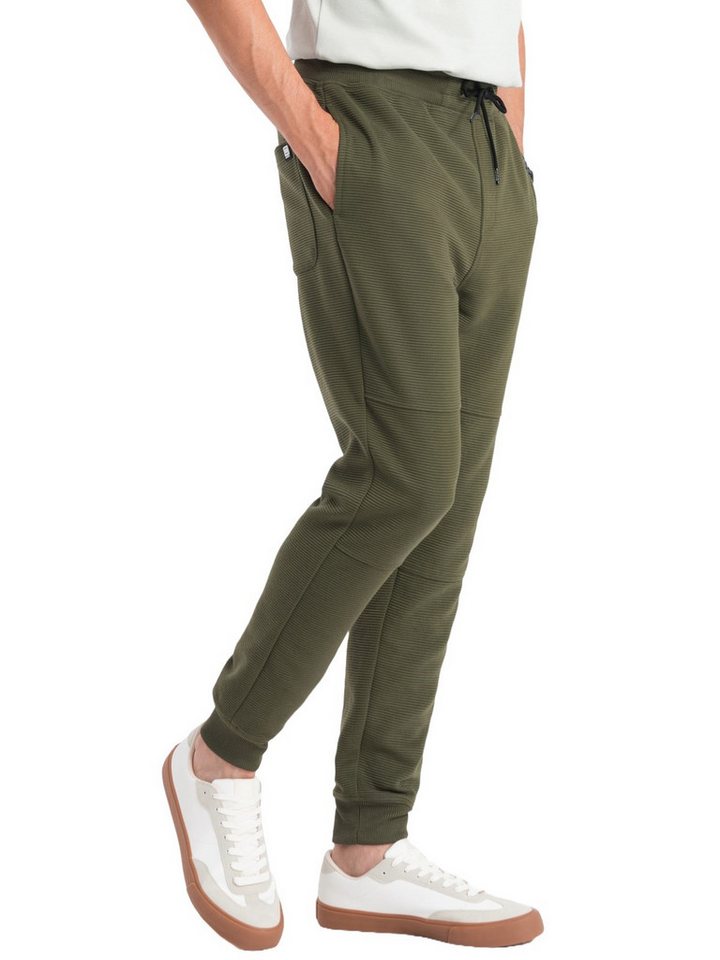 OMBRE Sweathose Herren-Jogginghose aus Ottoman-Stoff von OMBRE