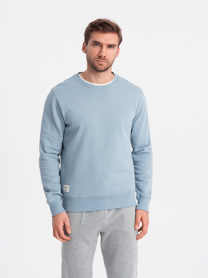 OMBRE Sweatshirt Herren BasicSweatshirt mit Rundhalsausschnitt von OMBRE
