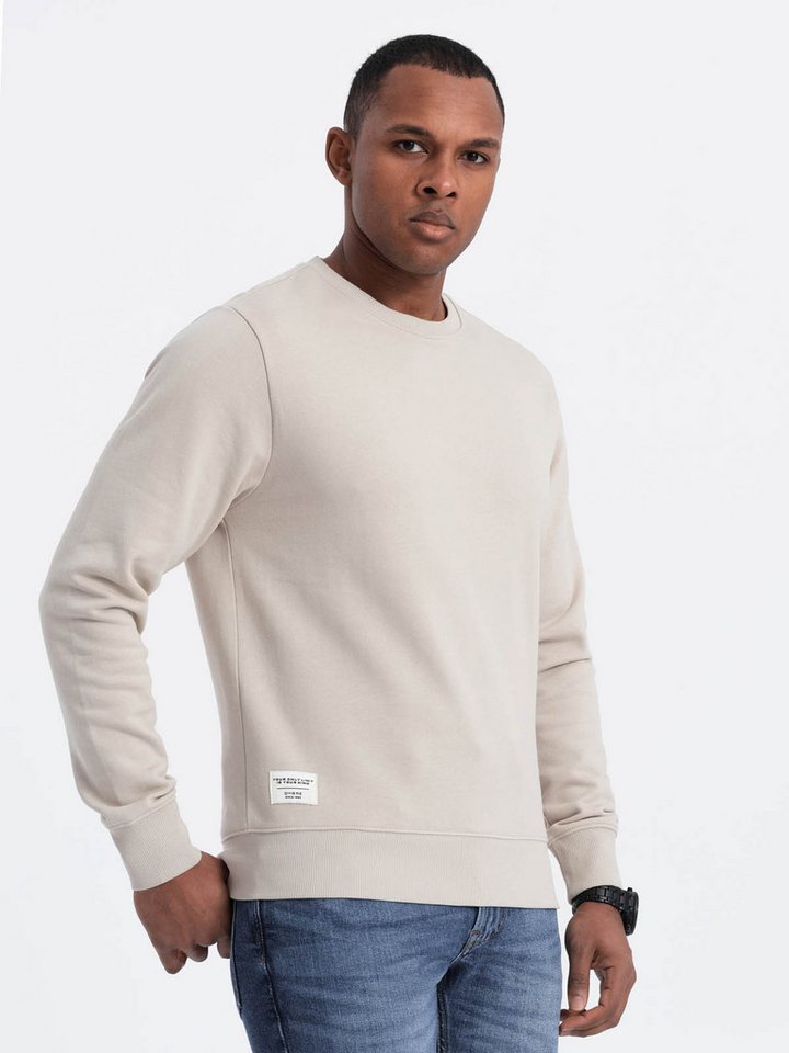 OMBRE Sweatshirt Herren BasicSweatshirt mit Rundhalsausschnitt OMBRE Sweatshirt Herren BasicSweatshirt mit Rundhalsausschnitt von OMBRE