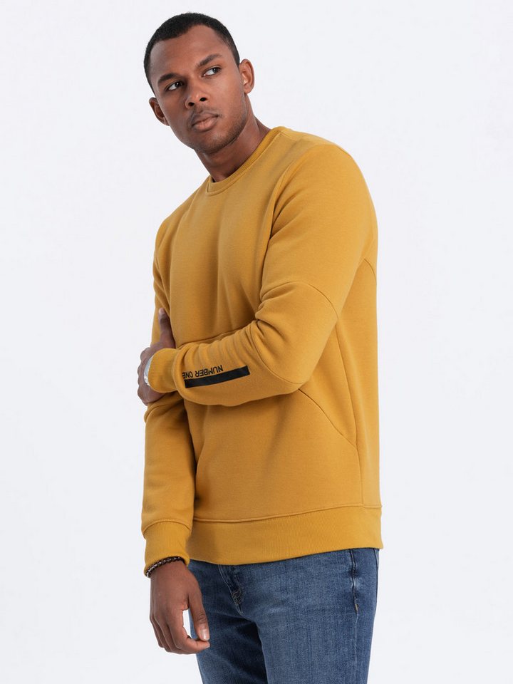 OMBRE Sweatshirt Herren-Sweatshirt mit einer Reißverschlusstasche von OMBRE