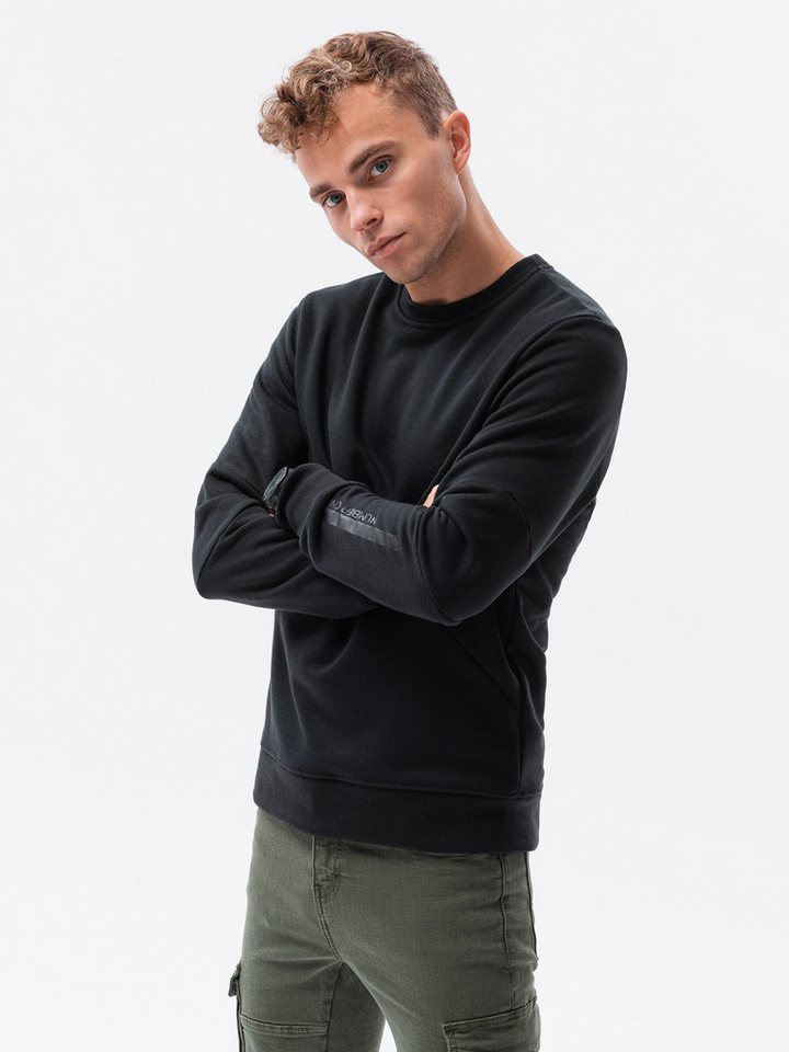 OMBRE Sweatshirt Herren-Sweatshirt mit einer Reißverschlusstasche von OMBRE