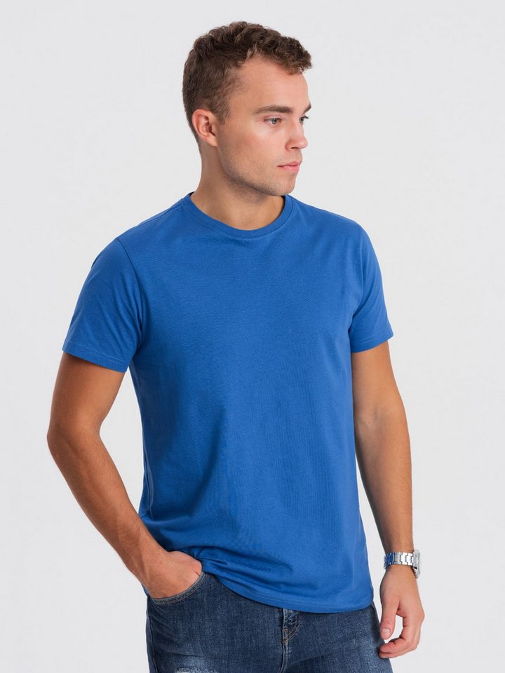 OMBRE T-Shirt Klassisches Herren-T-Shirt aus Baumwolle BASIC von OMBRE