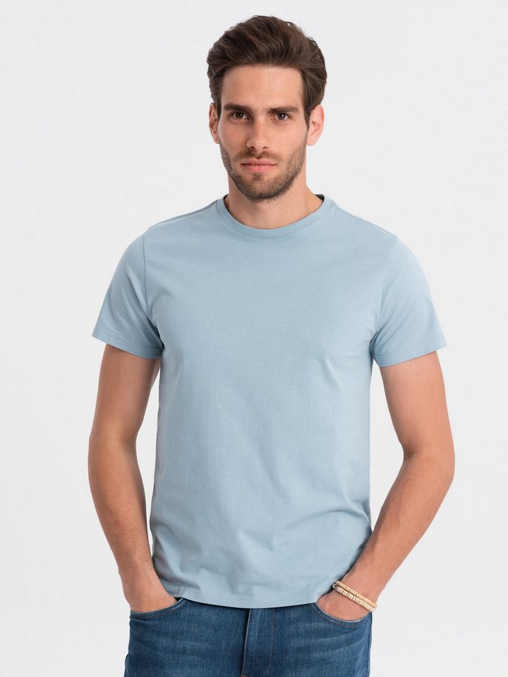 OMBRE T-Shirt Klassisches Herren-T-Shirt aus Baumwolle BASIC von OMBRE