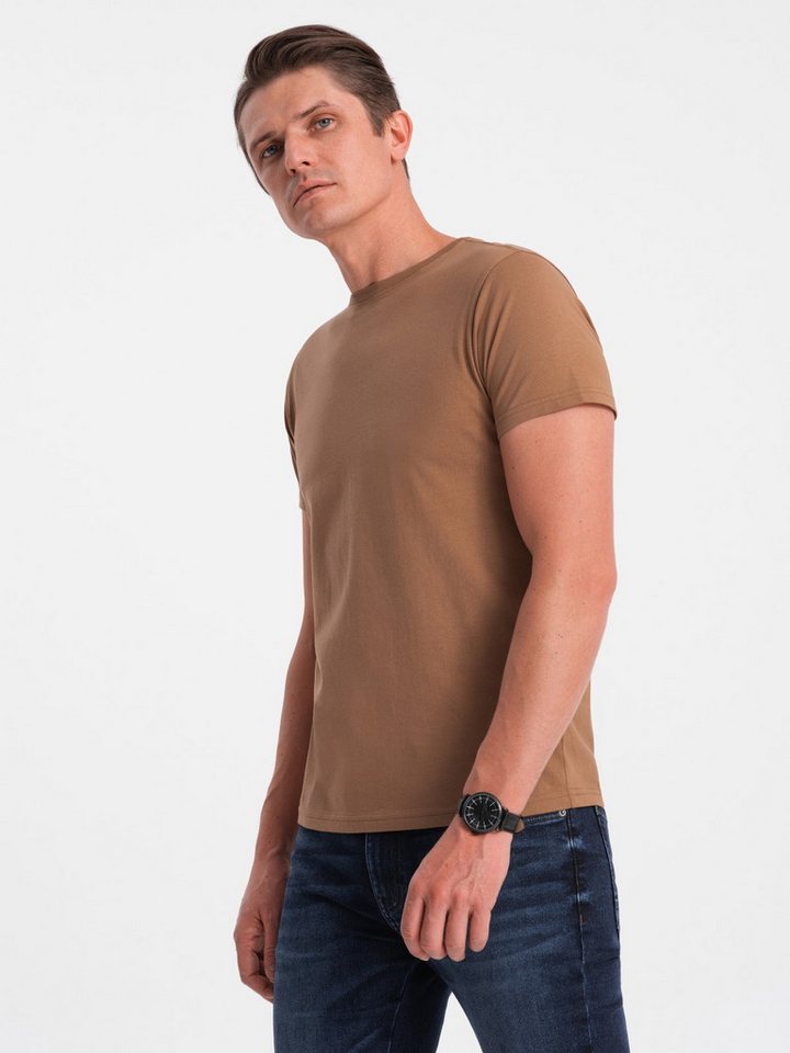 OMBRE T-Shirt Klassisches Herren-T-Shirt aus Baumwolle BASIC von OMBRE