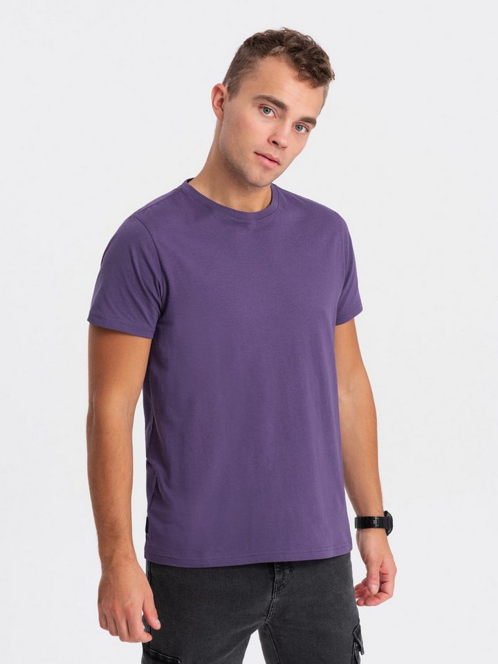 OMBRE T-Shirt Klassisches Herren-T-Shirt aus Baumwolle BASIC von OMBRE