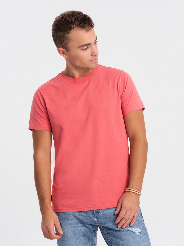 OMBRE T-Shirt Klassisches Herren-T-Shirt aus Baumwolle BASIC von OMBRE