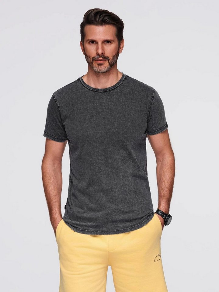 OMBRE T-Shirt T-Shirt mit Wascheffekt von OMBRE