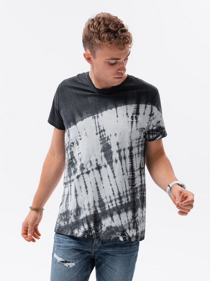 OMBRE T-Shirt TIE DYE Herren-T-Shirt aus Baumwolle von OMBRE