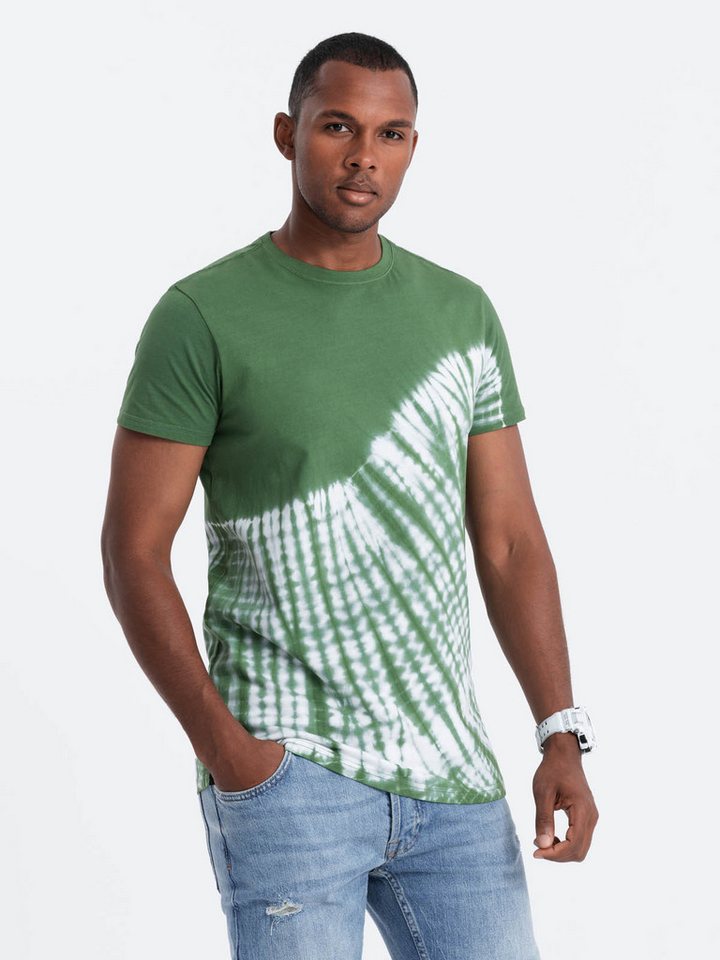 OMBRE T-Shirt TIE DYE Herren-T-Shirt aus Baumwolle von OMBRE