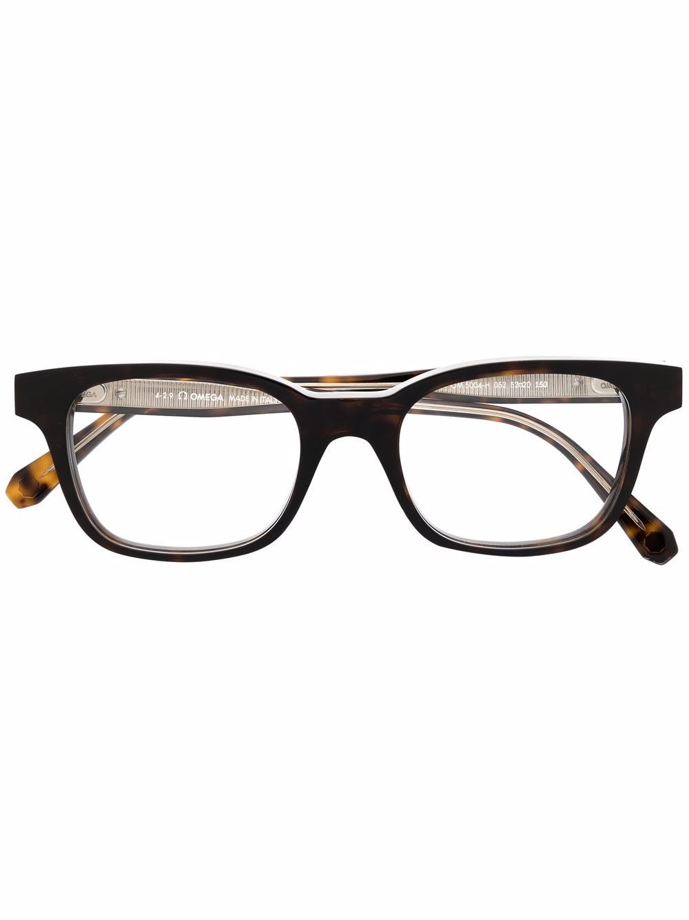 OMEGA EYEWEAR Brille in Schildpattoptik - Braun von OMEGA EYEWEAR