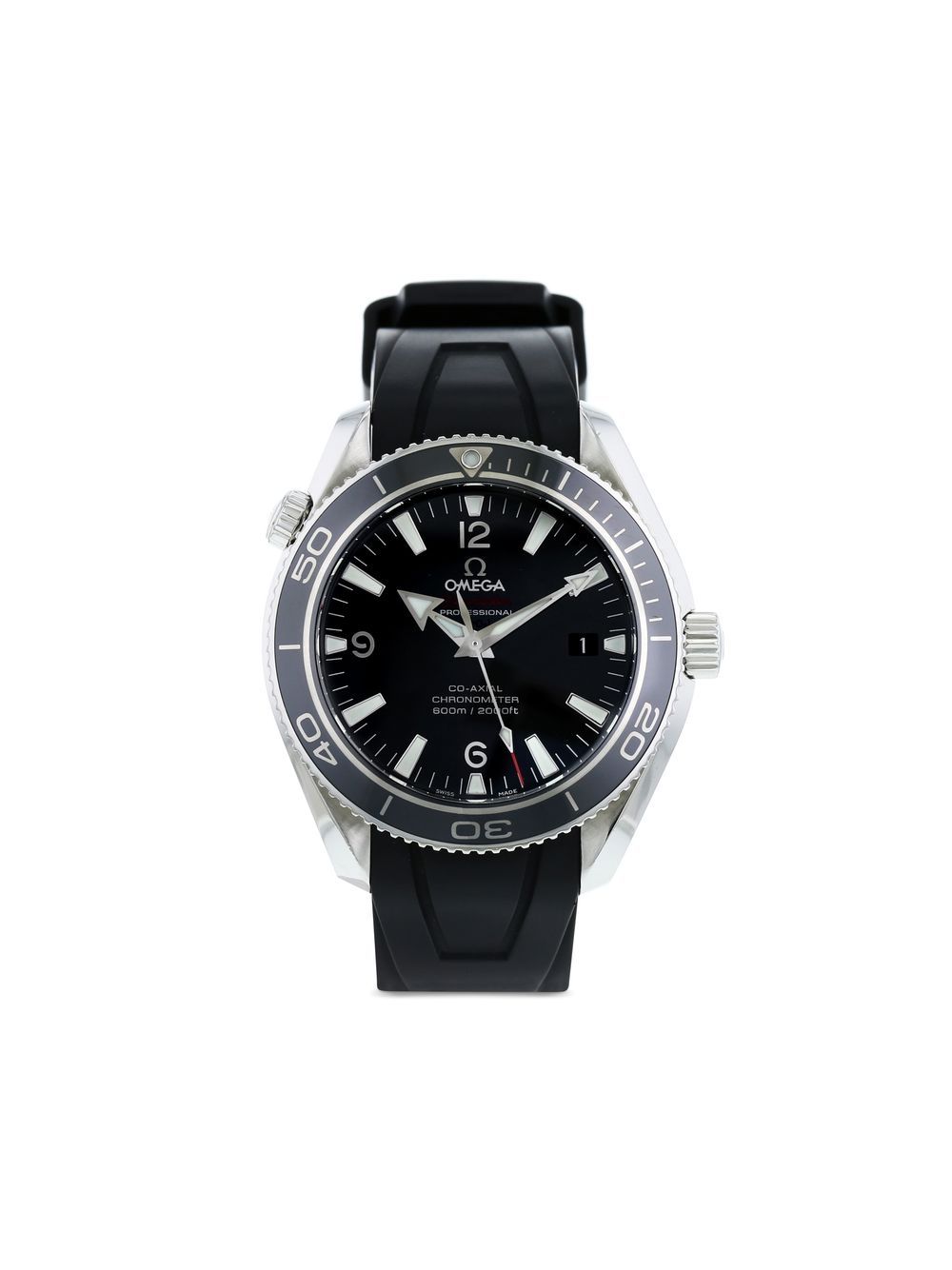 OMEGA 2010s pre-owned Seamaster Planet Ocean 42mm - Schwarz von OMEGA