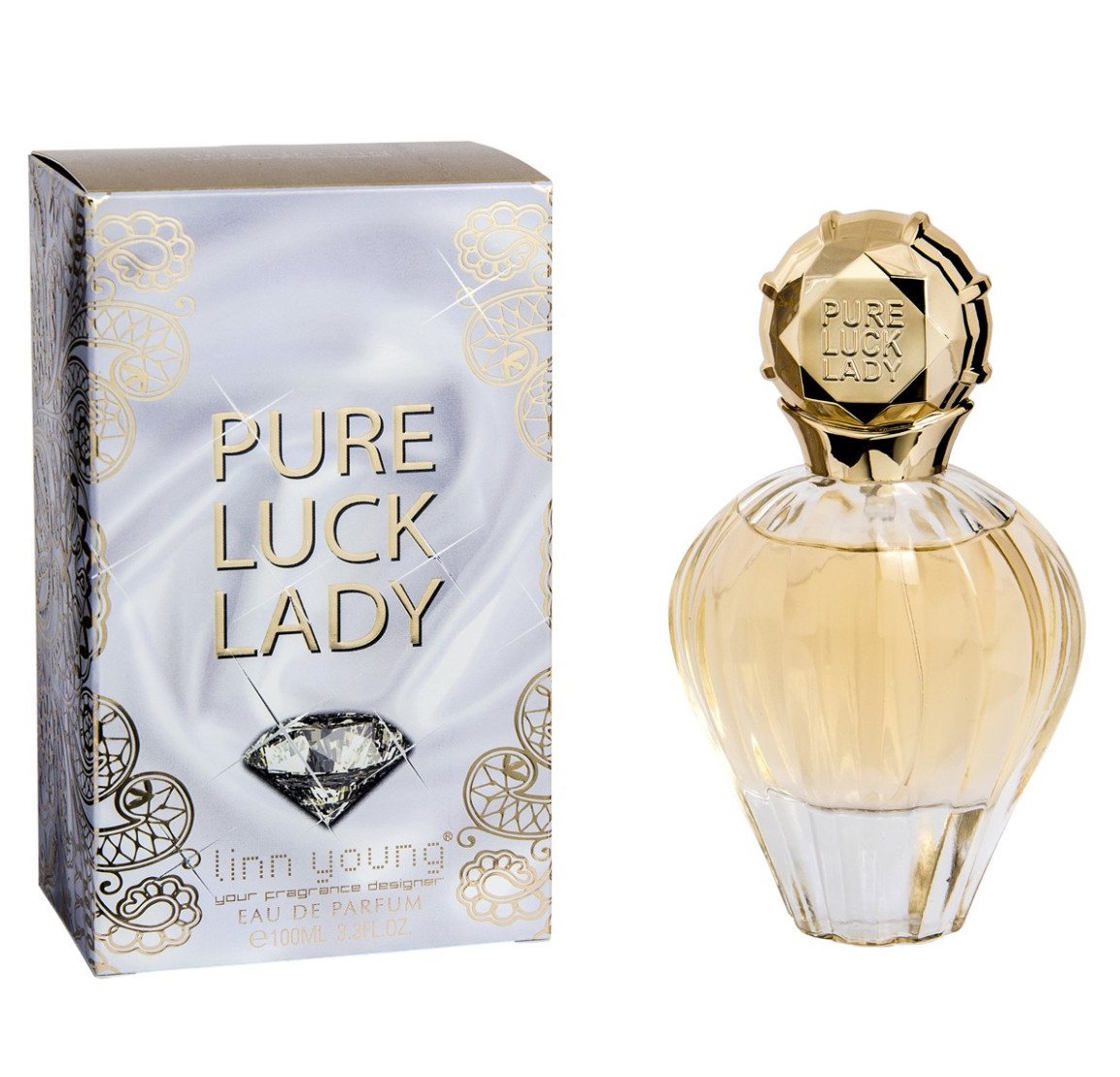 OMERTA Eau de Parfum Omerta/Linn Young Damenparfüm Duftzwilling 100ml EDP Pure Luck Lady, Anhaltender Duft von OMERTA