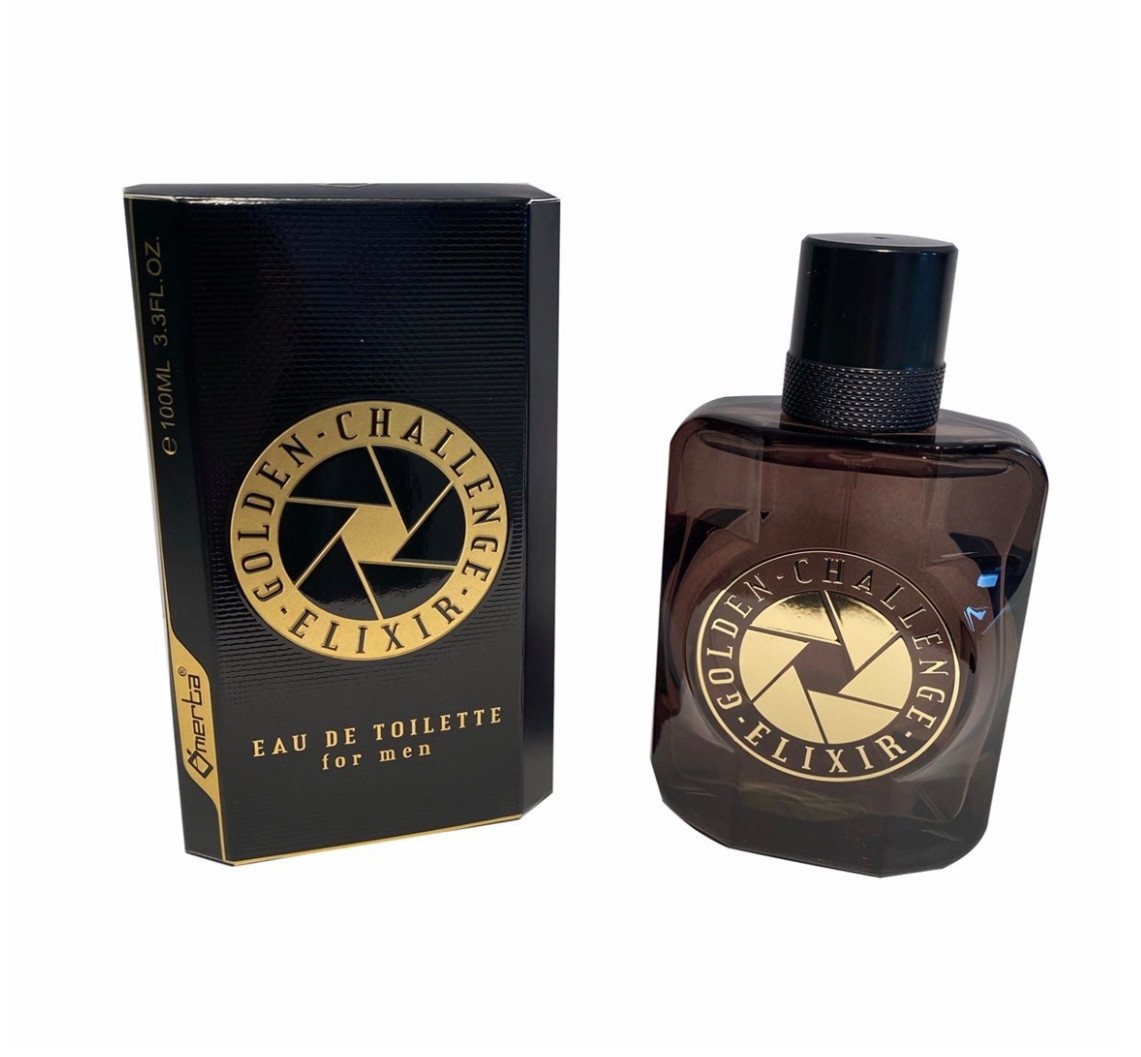 OMERTA Eau de Toilette Omerta Herrenduft Duftzwilling 100ml EDT Goldeen Challenge Elexir, 1-tlg. von OMERTA