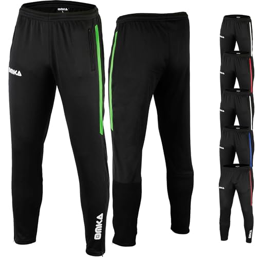 OMKA Optima Herren Trainingshose Sporthose Jogginghose Freizeithose Grün, 3XL von OMKA