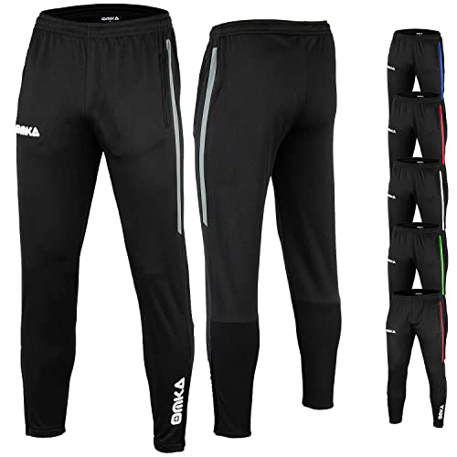 OMKA Optima Herren Trainingshose Sporthose Jogginghose in der 5X Farben, S, Grau von OMKA