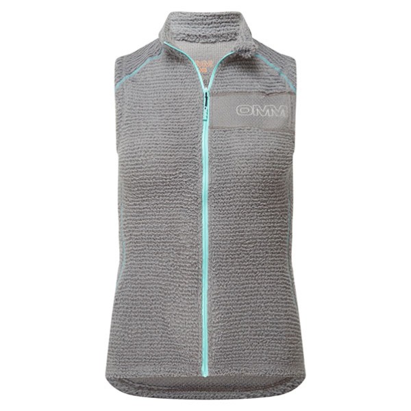 OMM - Women's Core Zipped Vest - Fleeceweste Gr L grau von OMM