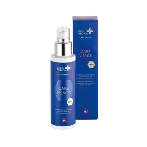 OMNIMEDICA Care Visage – Anti-Falten Gesichtscreme gegen Pigmentflecken & Altersflecken – mit OM24® und Hyaluronsäure – Anti-Aging Pflege für Damen & Herren – vegan & Swiss Made von OMNI MEDICA