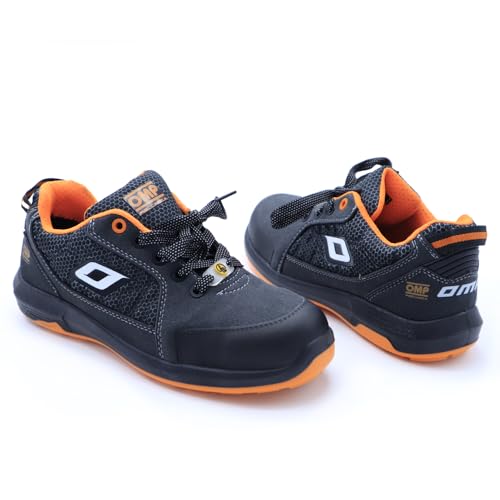 OMP Meccanica Sicherheitsschuhe S1P Esd Pro Sport größe 40 Eu Grau/Orange - Arbeitsschuhe Metallfrei Und Rutschfest von OMP