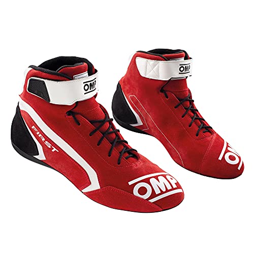 Omp Unisex First Race My2021 Laufschuhe, Rot/Weiß, Größe 37 Fia 8856-2018 Bootsschuh, Standard, EU von OMP