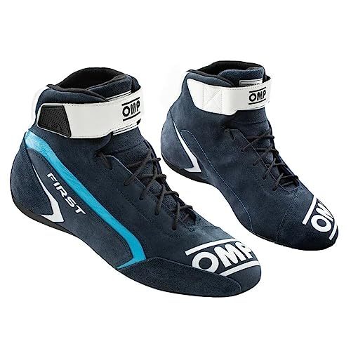 Omp Unisex Schuhe First Race My2021 Blau/Cyan Größe 43 EU Fia 8856-2018 Bootsschuh, Standard von OMP
