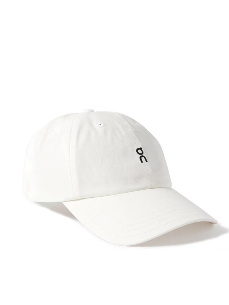 ON - All Day Logo-Embroidered Cotton-Twill Baseball Cap - Men - White von ON
