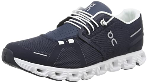 ON Cloud 5 Herren-Sneaker, Mitternachtsblau/Weiß, EU 47,5 (Weite Medium) von On Running