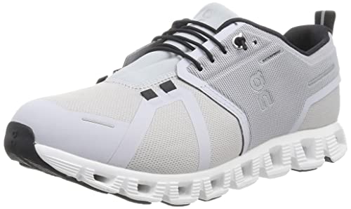 ON Cloud 5 Herren-Laufschuhe, wasserdicht, Gletscher/Weiß, 45 EU von No