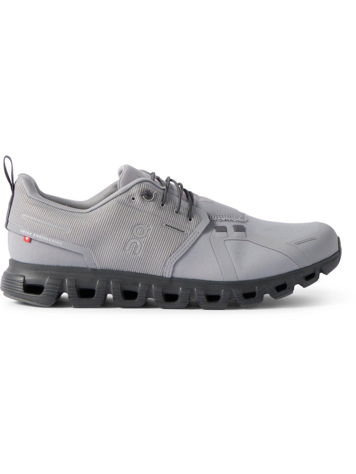 ON - Cloud 6 WP Rubber-Trimmed Mesh Slip-On Sneakers - Men - Gray - US 10.5 von ON