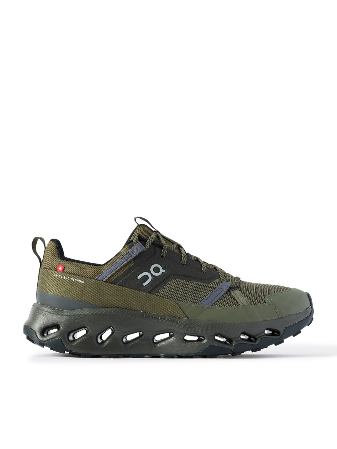 ON - Cloudhorizon Rubber and Webbing-Trimmed Mesh Sneakers - Men - Green - US 10.5 von ON