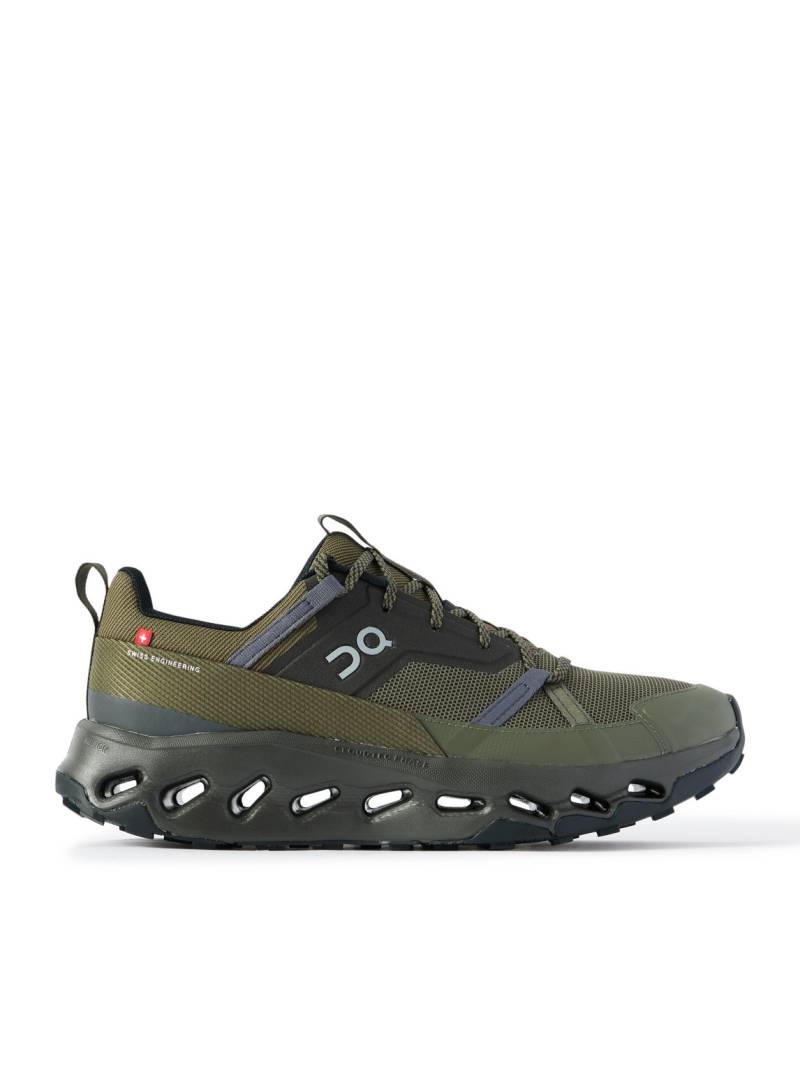 ON - Cloudhorizon Rubber and Webbing-Trimmed Mesh Sneakers - Men - Green - US 11 von ON